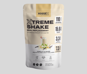 Vanilla XTREME SHAKE w/Sensoril® Ashwagandha PROTEIN & MULTI-COLLAGEN (15 servings, 2 scoops per serving)